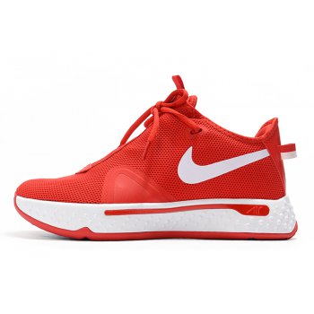 2020 Nike PG 4 University Red White Shoes